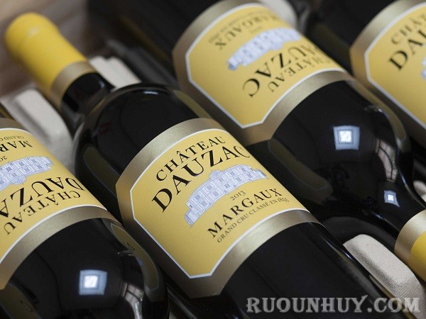 Rượu Vang Pháp Chateau Dauzac Margaux - chai rượu vang ngon giá rẻ cho dân văn phòng