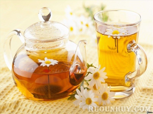 Uống trà hoa cúc 1 cách hiệu quả để giải say nguội